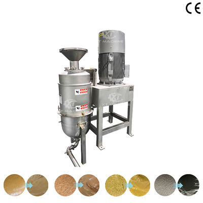 Máy cắt và xay hoàn toàn tự động tốc độ cao 1000-1500kg/h Máy xay bơ đậu phộng với độ mịn 200-300 mắt lưới