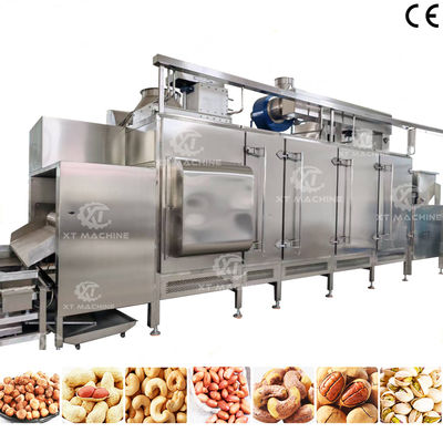 Giá tốt. Máy rang hạt liên tục Máy rang bột yến mạch với điều khiển PLC và xây dựng bằng thép không gỉ 304 cho các nhà máy chế biến thực phẩm trực tuyến