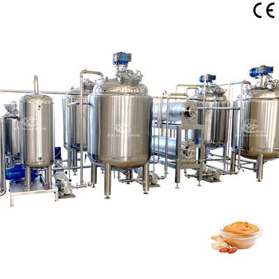 Giá tốt. SS304 Thùng trộn bơ đậu phộng/thùng làm mát với khử khí cho thùng trộn làm nóng và cách nhiệt làm ẩm công nghiệp trực tuyến