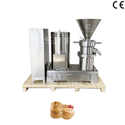 Máy xay bơ hạt quy mô nhỏ 100-200kg/h Máy xay bơ hạt quy mô nhỏ Máy xay colloid công nghiệp với nhiệt điện cho các nhà máy chế biến hạt