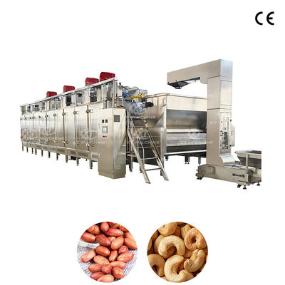 Giá tốt. Máy rang đậu phộng và hạt điều, 300kg/h-2000kg/h, Máy rang hạt hướng dương và hạt mè trực tuyến