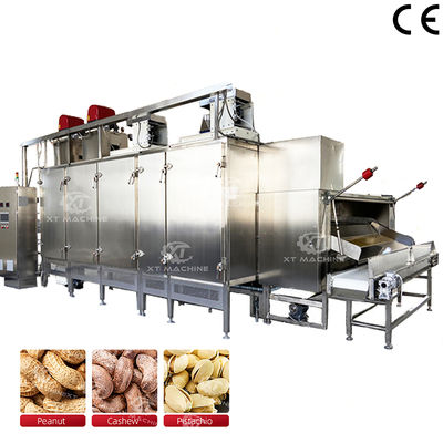 Giá tốt. Máy nướng hạt liên tục bán nóng với tốc độ vận chuyển điều chỉnh PLC điều khiển lò nướng trực tuyến
