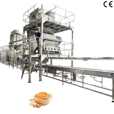 Giá tốt. Đường dây sản xuất bơ đậu phộng hoàn toàn tự động bơ hạnh nhân với điều khiển PLC Capacity 2000kg/h trực tuyến