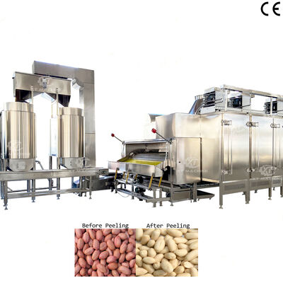 Máy tách vỏ lạc/hạt dẻ cười bằng thép không gỉ, đạt tiêu chuẩn thực phẩm, công suất 500~1000kg/h, thiết bị chế biến hạt