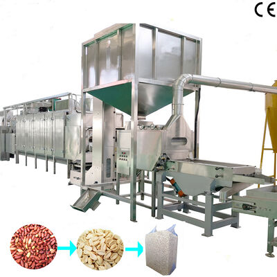 Giá tốt. Máy tách vỏ và làm trắng đậu phộng tự động hoàn toàn 500kg/h-3000kg/h Máy bóc vỏ bằng khí cho nhà máy chế biến hạt trực tuyến