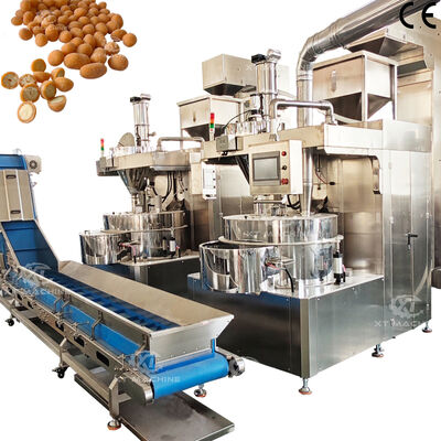 Giá tốt. Máy Phủ Hạt Tự Động 500kg/h-1000kg/h Máy Làm Đậu Phộng Tẩm Gia Vị Có Hệ Thống Điều Khiển PLC Cho Nhà Máy Đồ Ăn Vặt trực tuyến