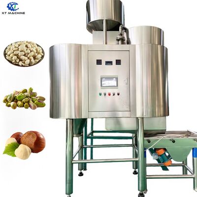Giá tốt. 500-1000kg/h Capacity Peanut Air Peeling Machine with 304 Stainless Steel hazelnut/pistachio blancher Máy lột hạt đậu phộng bằng không khí trực tuyến