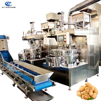 Hot Selling Automatic Coating Machine for Uniform Liquid & Powder Auto Coating of Peanuts and Snacks