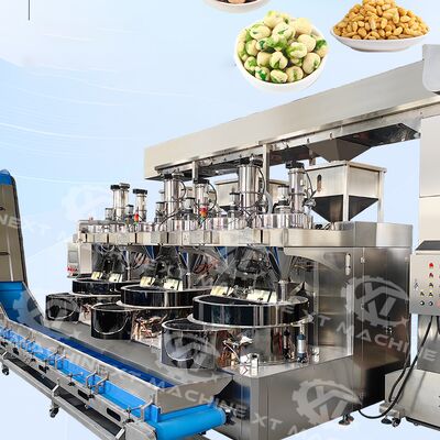 Giá tốt. Máy phủ đậu phộng tự động có hiệu suất cao cho đậu phộng nhiều hương vị - mùi mặn / rong biển / giòn trực tuyến