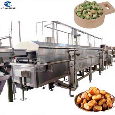 Giá tốt. Máy nướng đậu phộng liên tục có công suất cao 500-800kg/h cho hạt dẻo/thậu phộng/trứng hạnh nhân trực tuyến