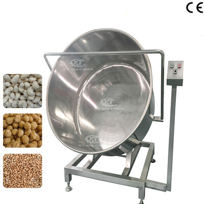 Giá tốt. Máy Phủ Lạc Tự Động Hoàn Toàn 35-40kg/mẻ Thiết Bị Phủ Hạt Cho Nhà Máy Chế Biến Hạt trực tuyến