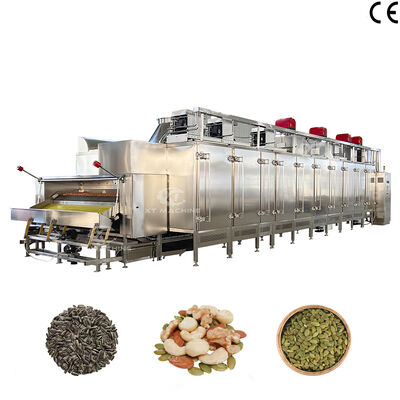 Giá tốt. Máy rang đậu phộng liên tục loại dây đai với 500kg / h trực tuyến