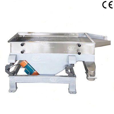 Giá tốt. Lớp thực phẩm 304 thép không gỉ lớp hai màn hình rung thẳng mới cho các nhà máy chế biến thực phẩm trực tuyến
