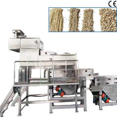 Giá tốt. Máy nghiền hạt bốn cấp 500kg/h-1000kg/h bằng thép không gỉ 304 để chế biến hạt trực tuyến