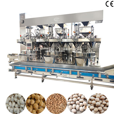 Giá tốt. Máy phủ đậu phộng Nhật Bản có dung lượng lớn hoàn toàn tự động Máy phủ đồ ăn nhẹ cho chế biến hạt trực tuyến