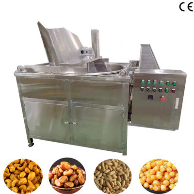 Máy chiên hạt tự động với thép không gỉ SUS304 và điều khiển nhiệt độ thông minh để chế biến hạt