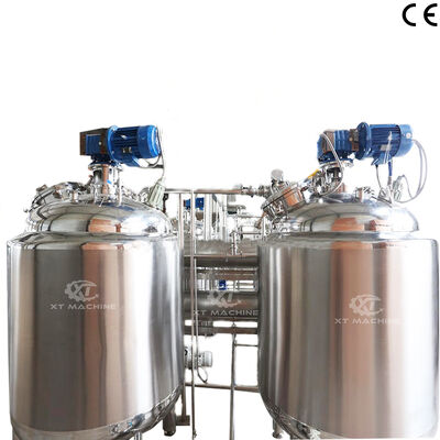 Giá tốt. Lớp thực phẩm SS304 bơ đậu phộng Thùng trộn / làm mát với thể tích tùy chỉnh và chức năng khử khí trực tuyến