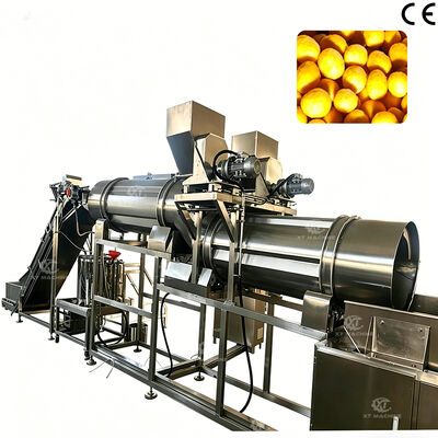 Giá tốt. Máy gia vị trống hai 500kg / h Máy gia vị bột đồ ăn nhẹ với tự động cho ăn và xả trực tuyến