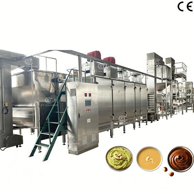 Giá tốt. 1000kg/h Capacity Peanut Butter Production Line Thiết bị chế biến bơ đậu phộng với sản xuất khử trùng hoàn toàn khép kín trực tuyến