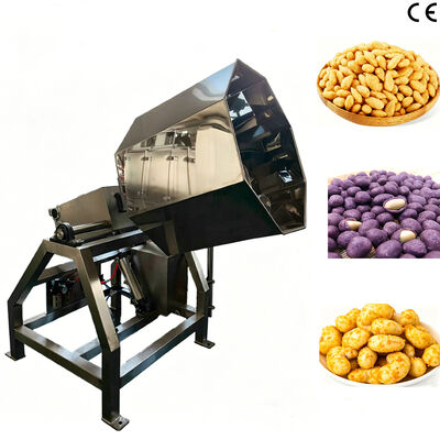 Máy làm gia vị trống hình bát giác hoàn toàn tự động vận hành dễ dàng với công suất 200kg / h cho ngành công nghiệp thực phẩm ăn nhẹ
