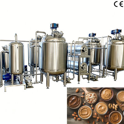Giá tốt. SS304 Thùng trộn bơ đậu phộng/thùng làm mát với khử khí cho thùng trộn làm nóng và cách nhiệt làm ẩm công nghiệp trực tuyến