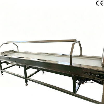 Đường dây vận chuyển công nghiệp di động SUS304 Đường vận chuyển lắp ráp thực phẩm để chế biến hạt với dung lượng tùy chỉnh