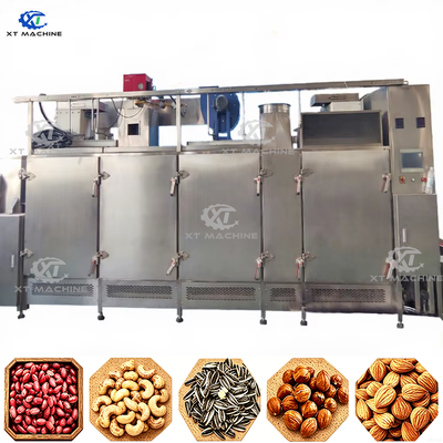 Giá tốt. Máy nướng hạt / đậu phộng / hạt / hạt / hạt mầm / hạnh nhân chuyên nghiệp với thép không gỉ 304 cho 3000kg / h trực tuyến