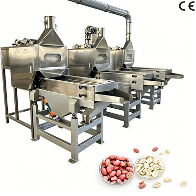 Giá tốt. SS304 Máy làm trắng hạt đậu phộng chia tách Máy lọc không khí cho đậu phộng 1000kg/h cho nhà máy chế biến thực phẩm trực tuyến