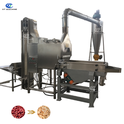 Giá tốt. Máy chần đậu phộng chia công suất 800-1000kg / h cho dây chuyền chế biến bột đậu phộng trực tuyến