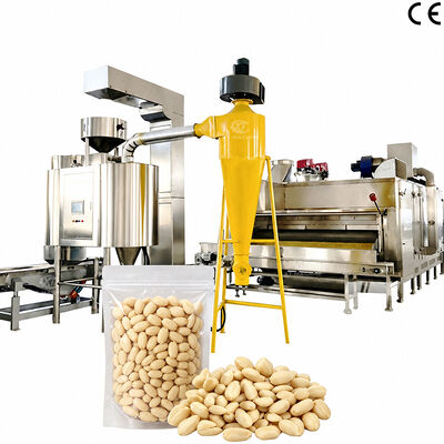 Giá tốt. Máy làm trắng tự động hạt đậu phộng nướng 500-2000kg/h, máy làm trắng hạt phỉ và dẻo cho các dây chuyền sản xuất trái cây khô làm trắng trực tuyến