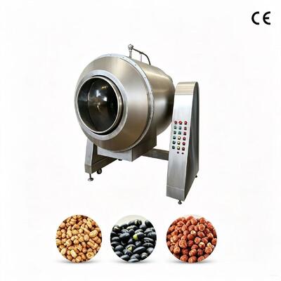 bán nóng thương mại 70kg / lô Máy phủ đường hoàn toàn tự động cuộn bánh nướng với điều khiển nhiệt độ