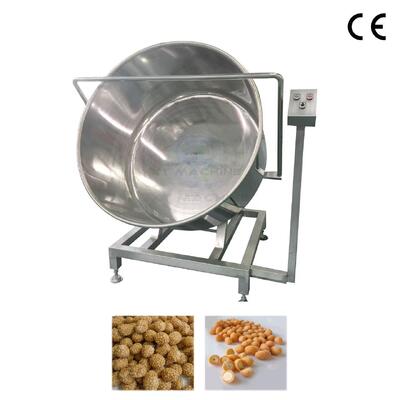 Máy sơn hàng loạt thương mại nhỏ 100kg/h 304 thép chất lượng thực phẩm cho hạt dưa hấu