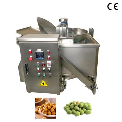 Giá tốt. Máy chiên công nghiệp kiểm soát nhiệt độ bằng thép không gỉ 304 chiên đậu phộng theo mẻ trực tiếp từ nhà máy Trực tuyến